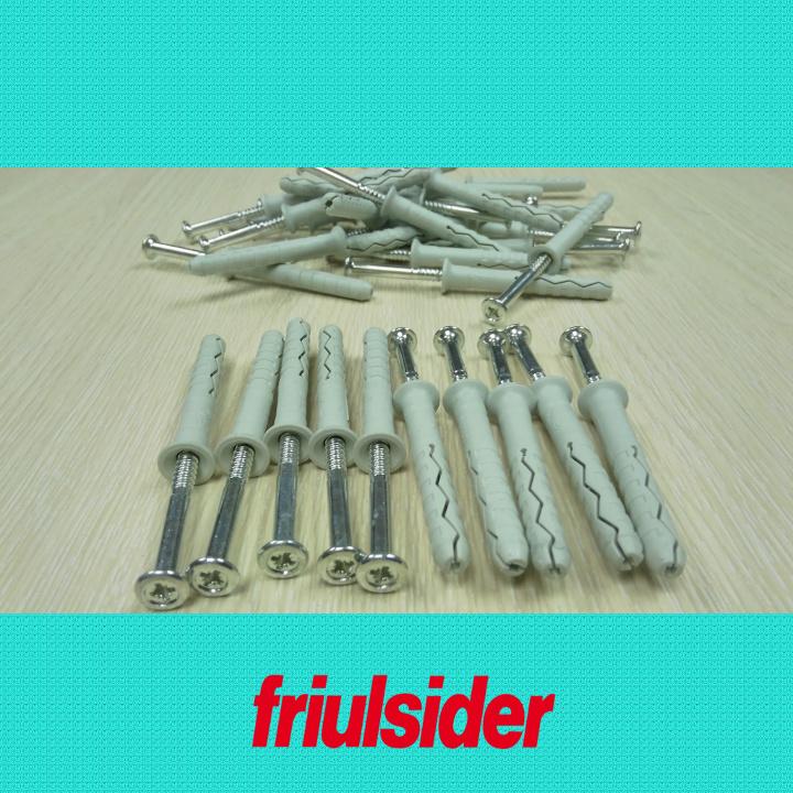 Friulsider Plastic plug bag (25pcs)  TSS 8x60