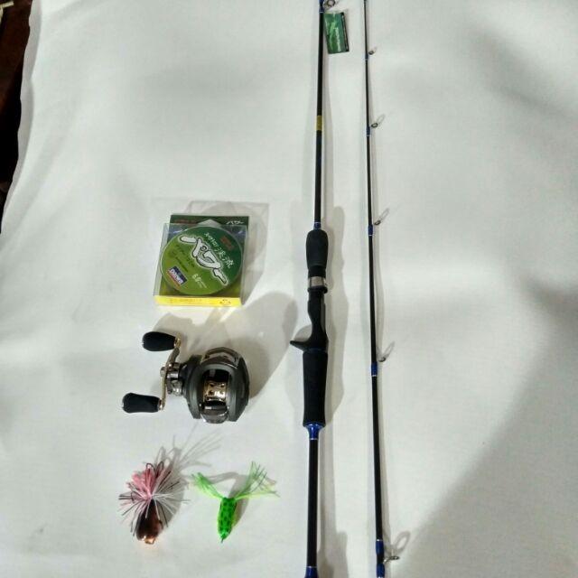 Bộ cần câu lure máy ngang ximei 2m1 hoặc 2m4 ( đồ câu cá Giang Nam ) big sale