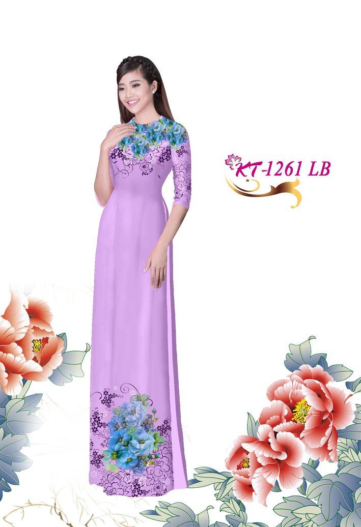 Vải áo dài 3d - 2161