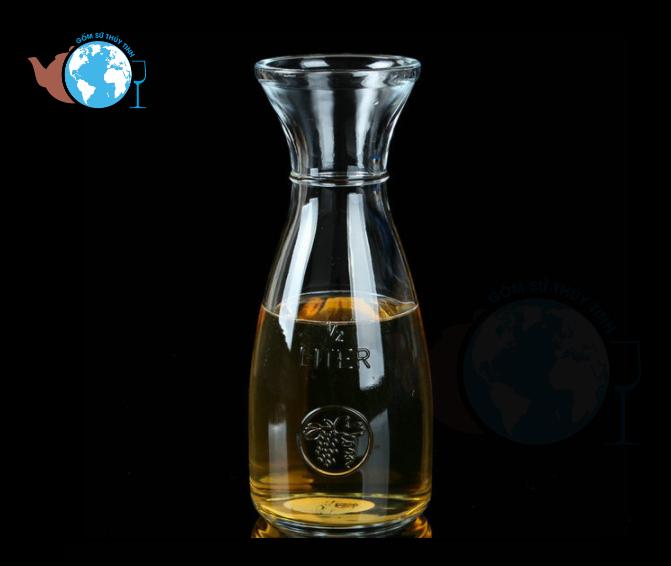 [HCM]Ly Thủy Tinh Eo Trà Sữa 350ml