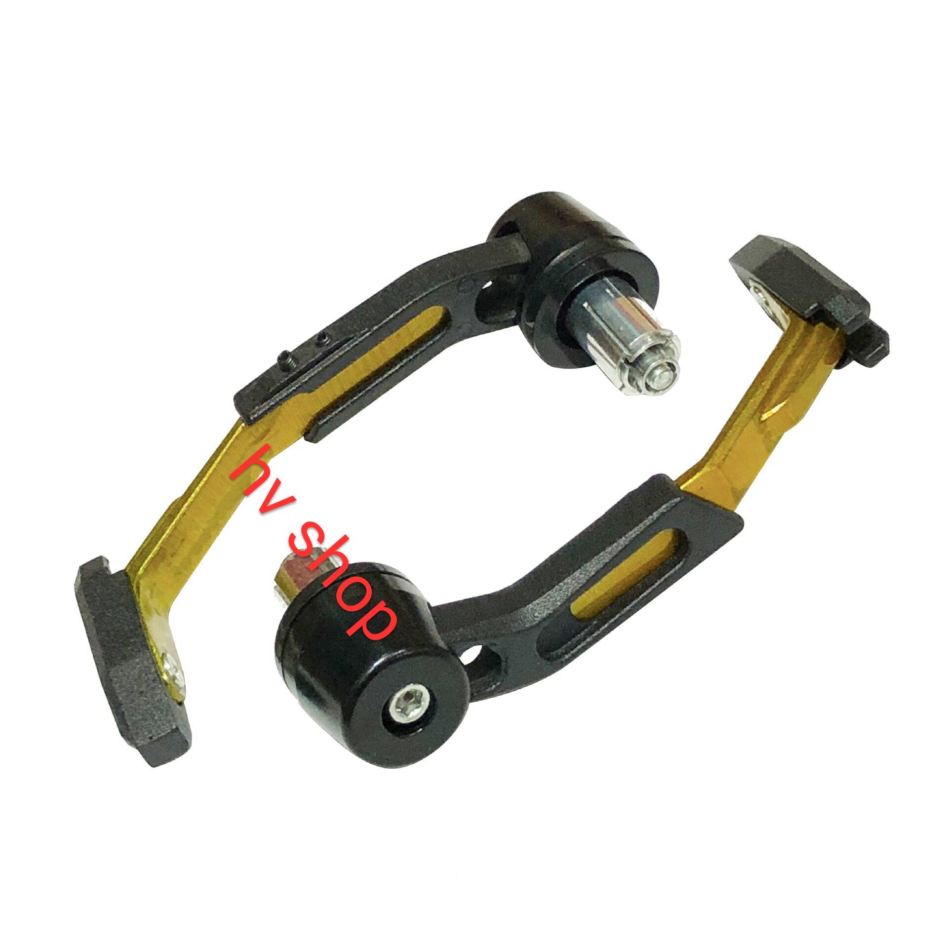 Gu tay thang xe may bộ 2 Gù bảo vệ tay thắng xe máy cho mọi loại xe HV 1 ( vàng ) ( 1 cặp )