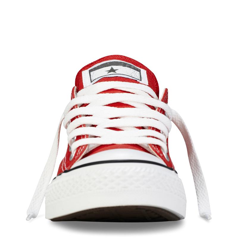 Giày Vải Nữ Sneaker CV Classic Cổ Thấp Đỏ Tươi