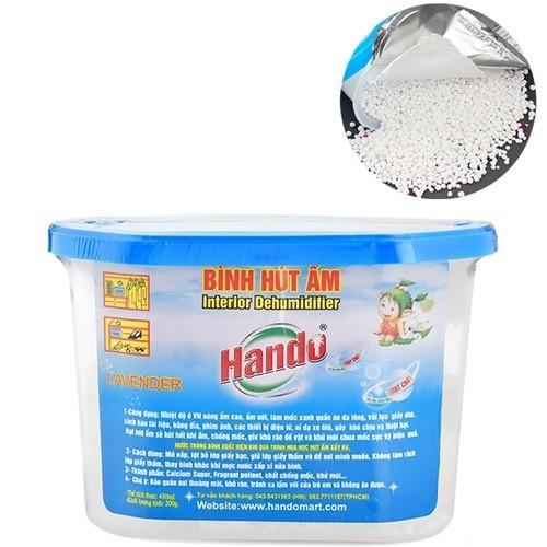 Bộ 4 Bình hút ẩm Hando 450ml GT450ML3 ( Hương Lavender )
