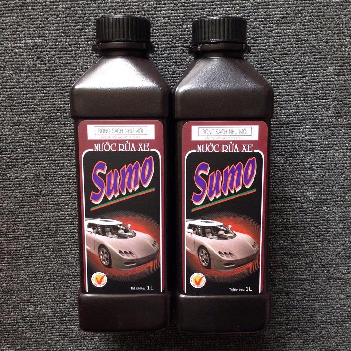 COMBO 2 CHAI NƯỚC RỬA XE  SUMO 1L