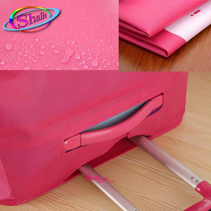 Vải Bọc trùm Vali Size 24 inch (nâu, hồng)