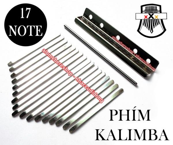 Bộ 17 phím cho đàn Kalimba 17 Note DIY