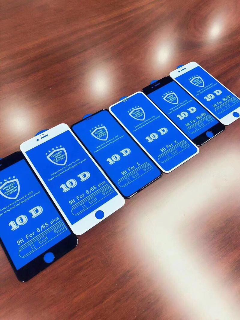 Iphone 6,7,8,X Kính cường lực Glass 10D