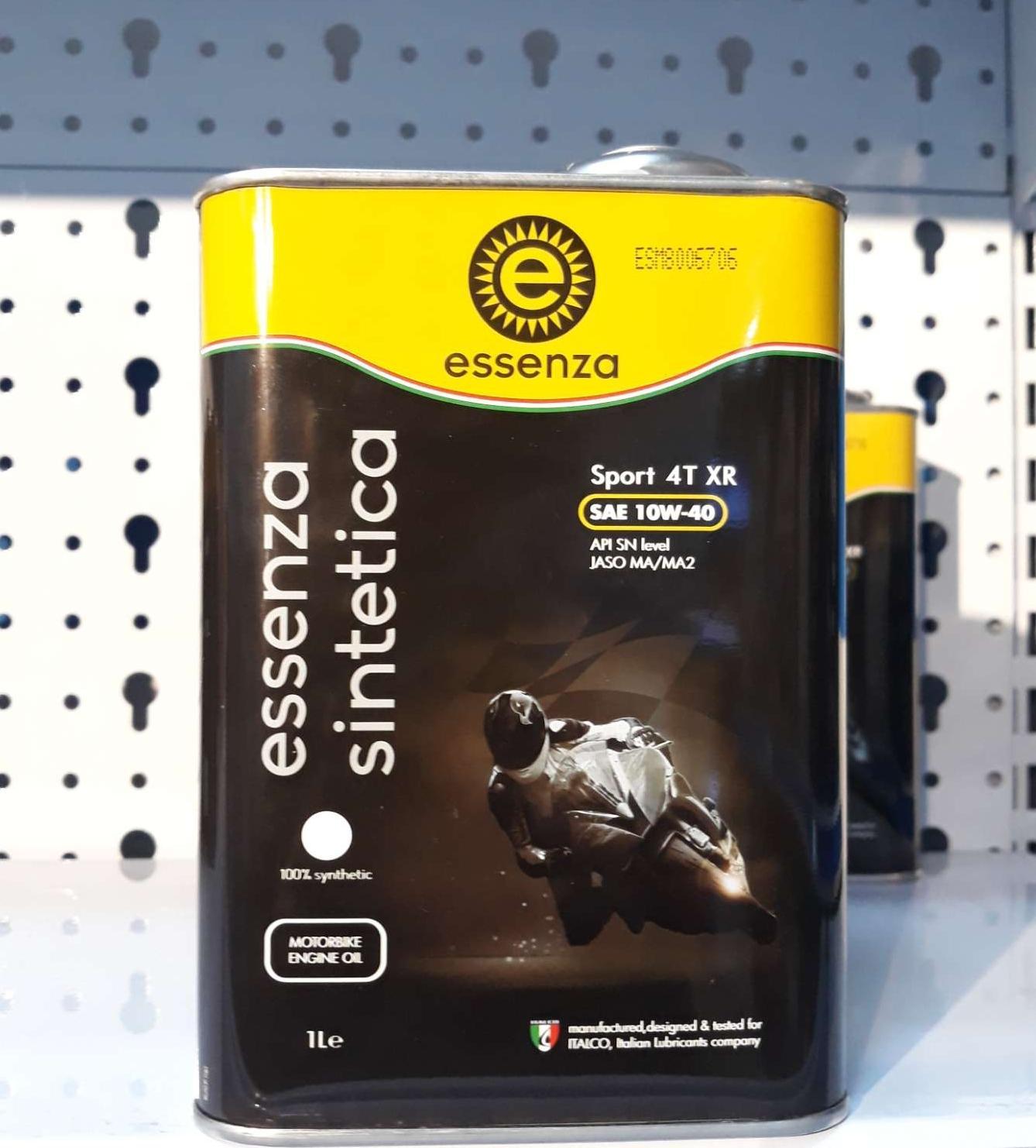 HCMNhớt nhập khẩu Ý tổng hợp 100% Essenza sintetica Sport 4T XR SAE 10W-40