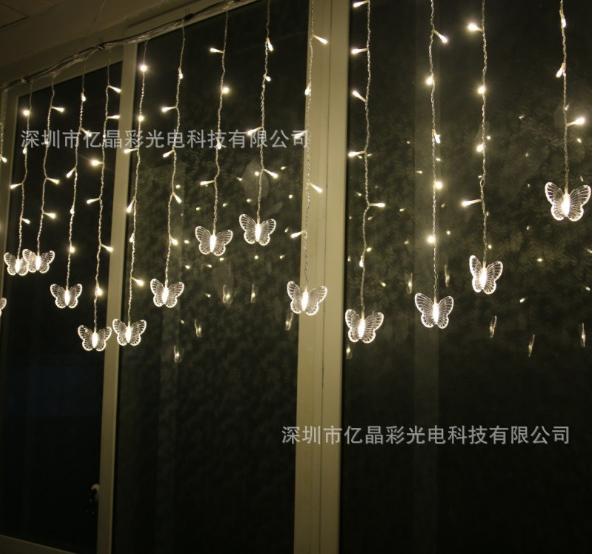 Đèn led rèm trang trí bươm bướm