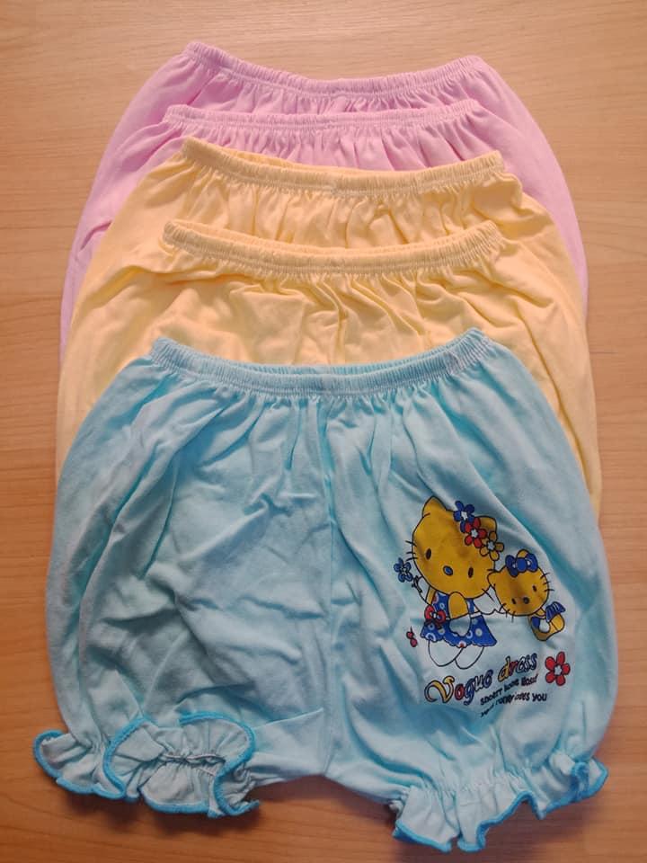 [HCM]QUẦN ĐÙI BÉ GÁI(combo 10 quần cotton)