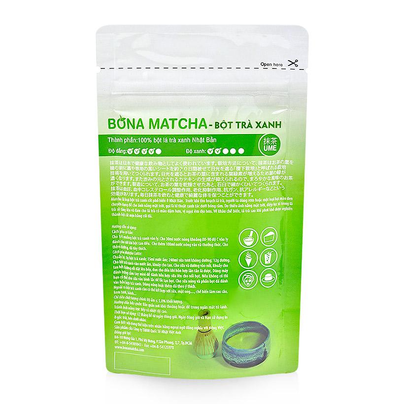 Bột trà xanh Bona Matcha - Ume