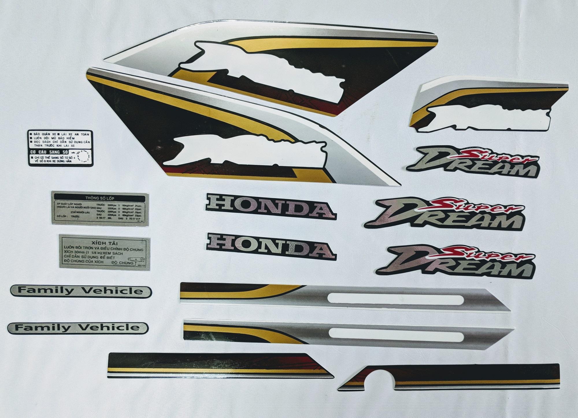 Bộ tem SUPER DREAM 2010 (màu nâu)