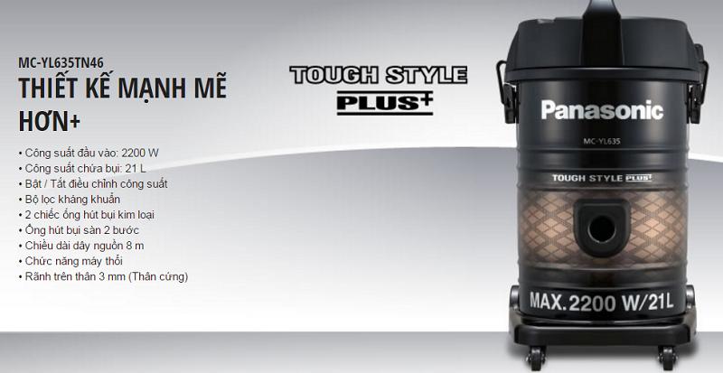 [Trả góp 0%]Máy hút bụi Panasonic MC-YL635TN46