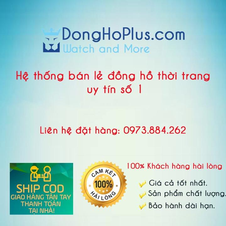 Đồng hồ nam cao cấp Sunrise LC trắng full