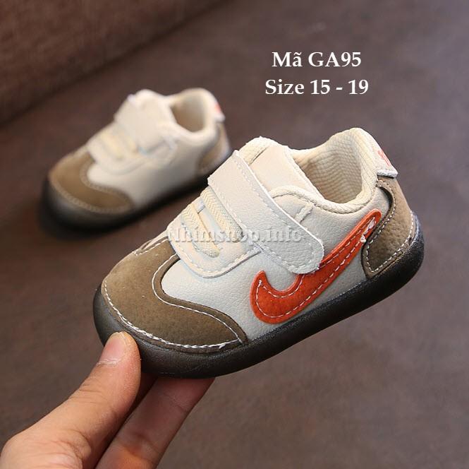Giày Bé Trai Tập Đi 6 - 18 Tháng Chất Siêu Mềm GA95