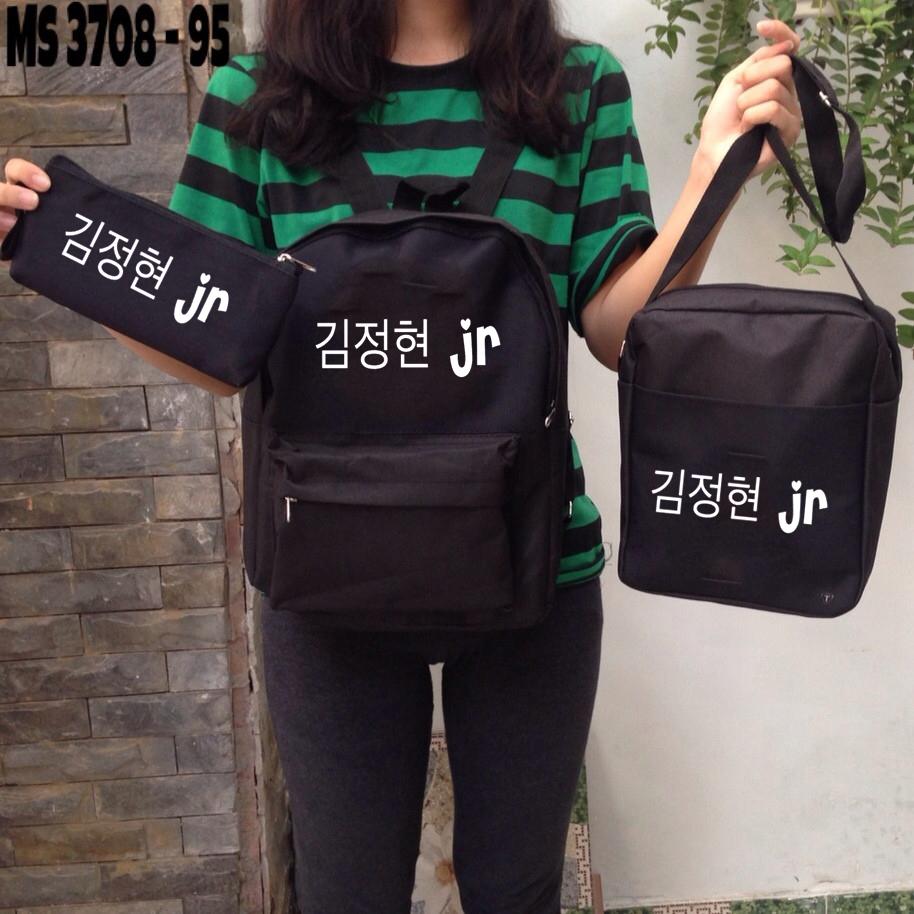 SET BALO TÚI VÍ IN TÊN THẦN TƯỢNG Jr