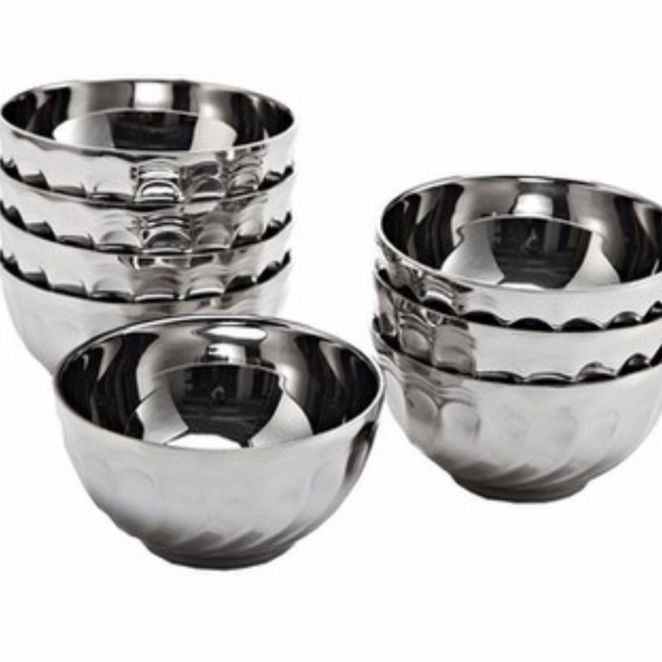 [HCM]Chén Inox 2 lớp ăn cơm bằng inox