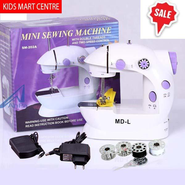 Máy may mini gia đình cao cấp SM-202A (Trắng)