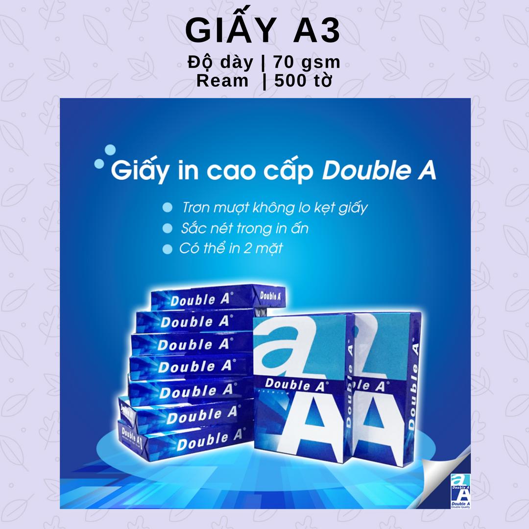[HCM]Giấy A3 Double A 70gsm
