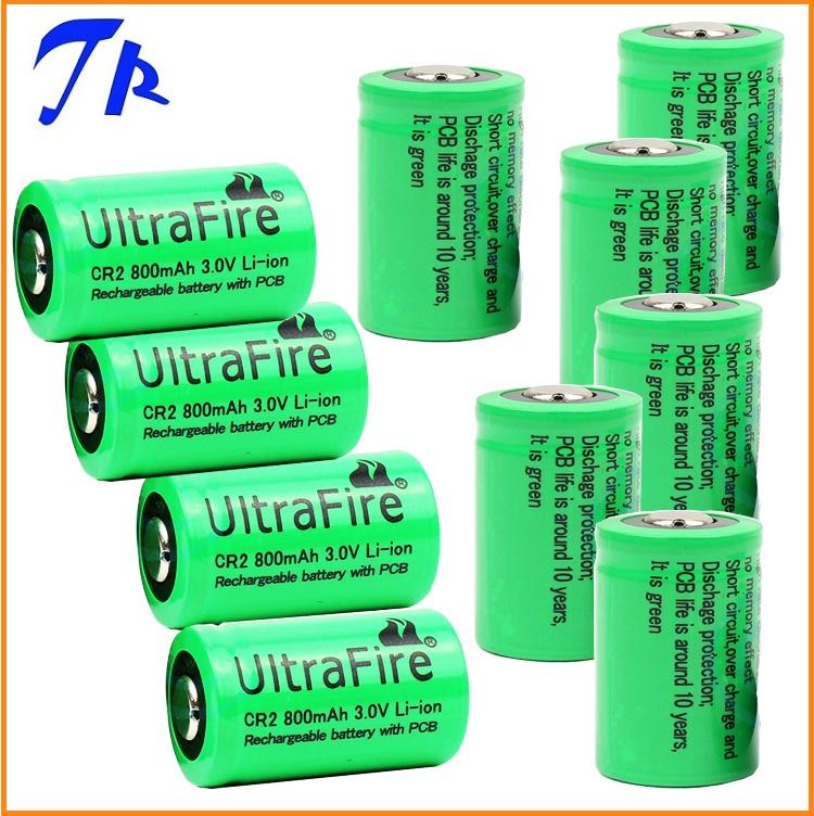 Pin sạc CR2, pin máy ảnh CR2 ultrafire 800mah 3V