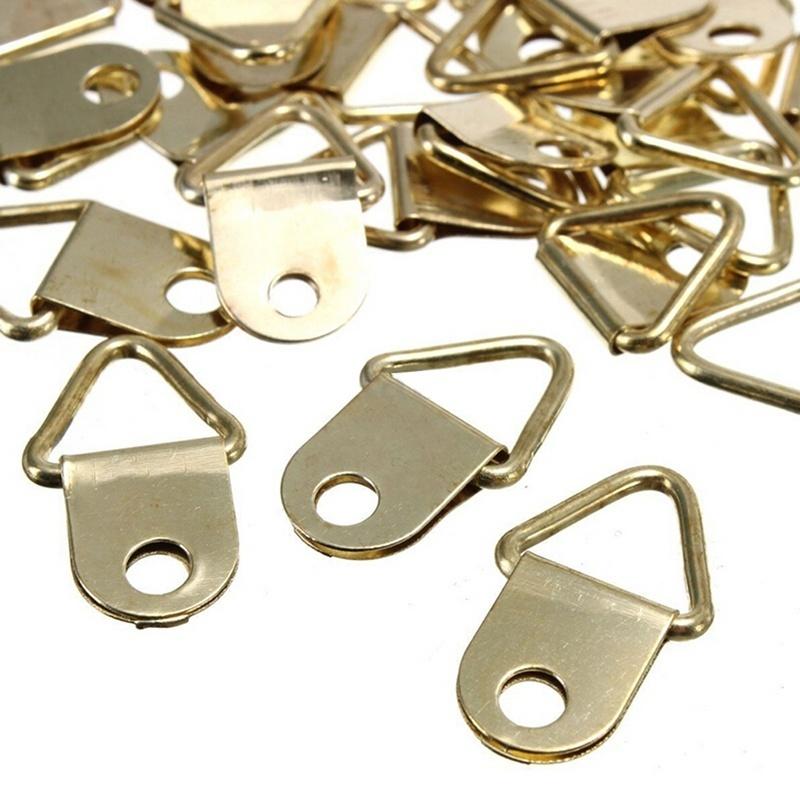 Bộ 30 Móc Treo Tranh Tam Giác 1cm