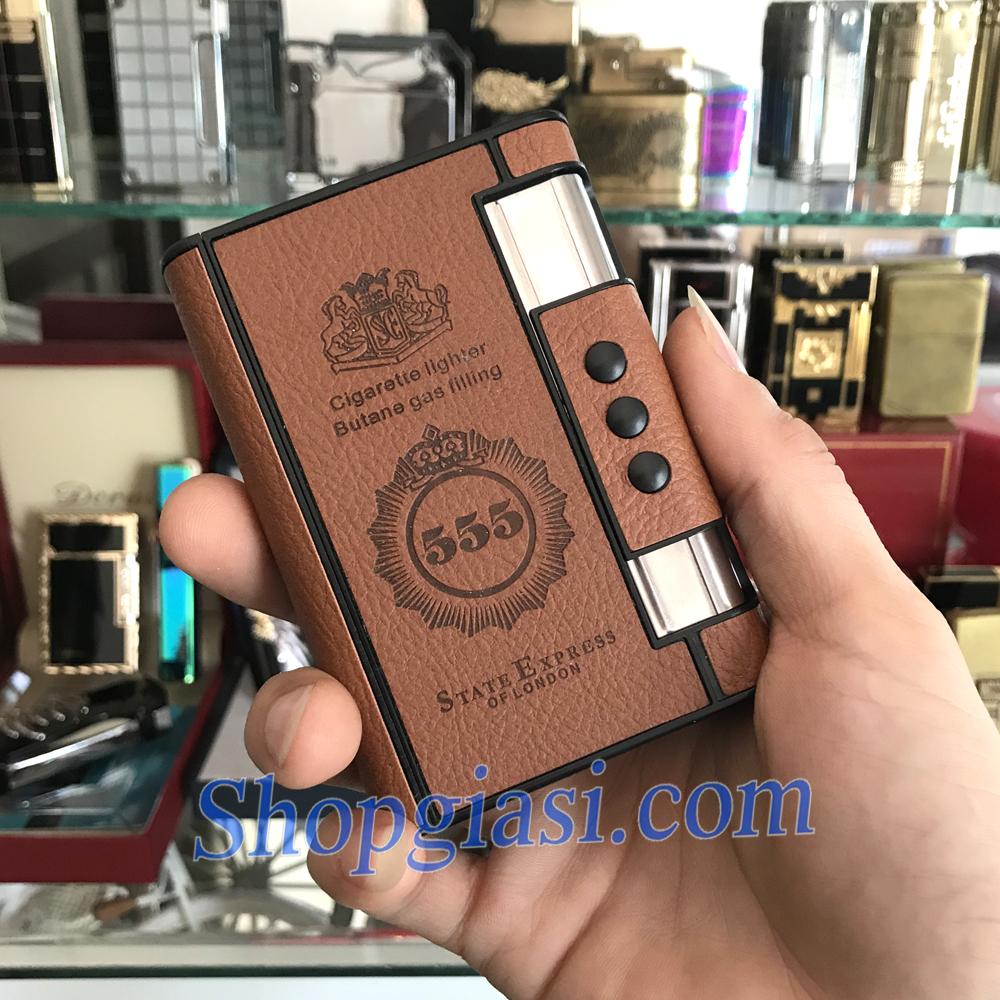 Hộp Đựng Thuốc 555 - Marl Kiêm Bật Lửa ( 10 Điếu )