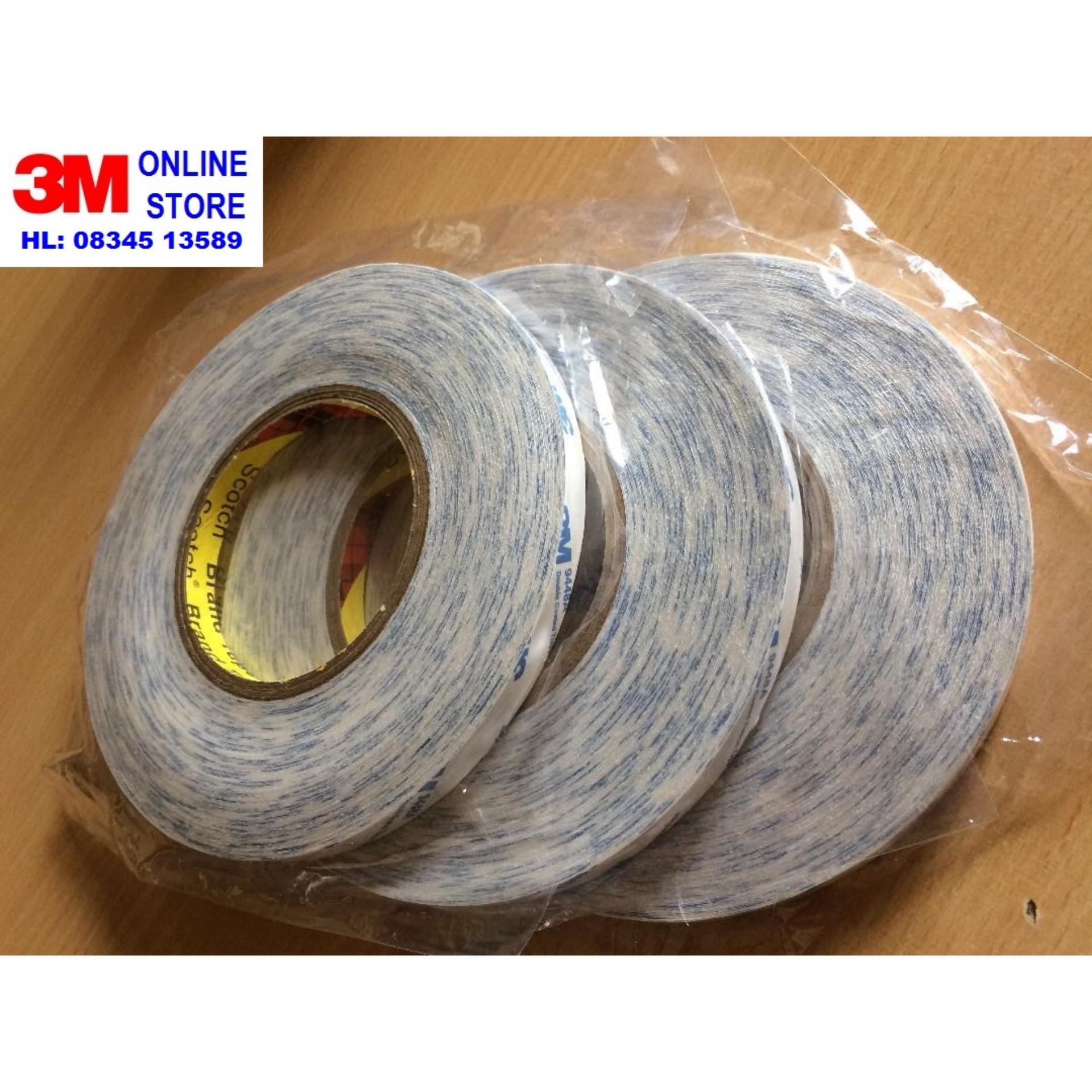 BĂNG KEO 2 MẶT 3M 9448A Khổ 10mm x 50m