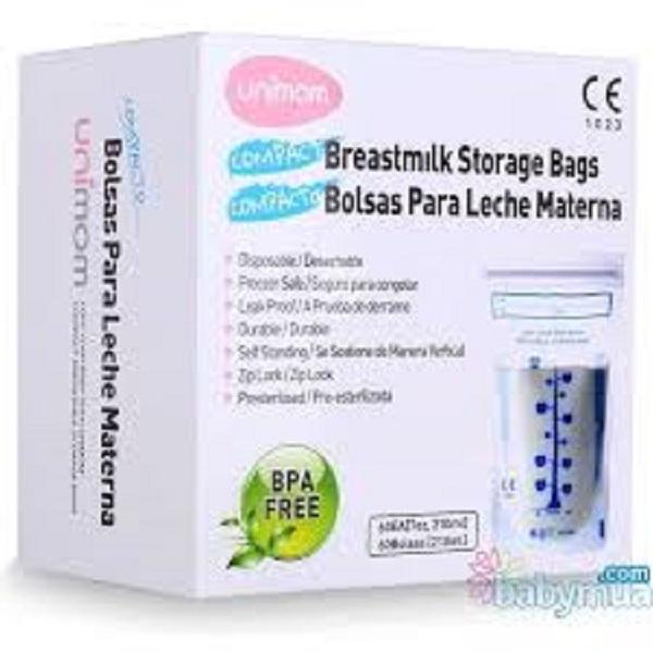 [HCM]Túi Đựng Sữa Mẹ Unimom Compact 210Ml 10 Túi