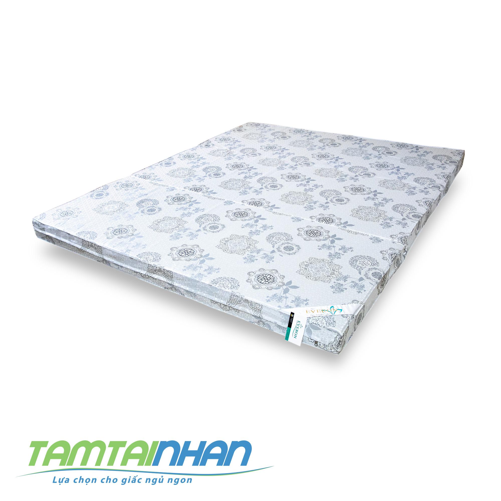 Nệm bông ép gấp 3 Everon Padding size 180x195x15cm