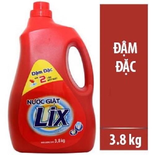Nước giặt Lix đậm đặc 3.8kg