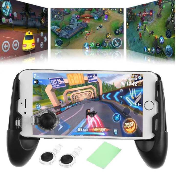 Tay cầm chơi game điện thoại JL-01 – Dạng kẹp hỗ trợ chơi Liên Quân – PUBG – OEM – top1shop