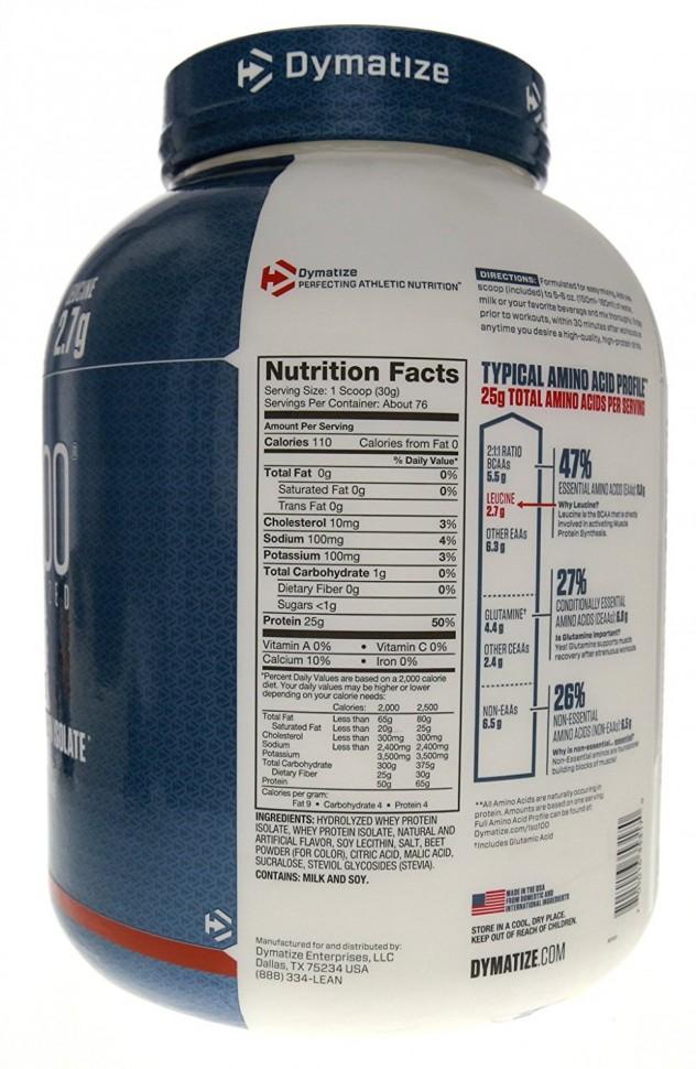 Sữa tăng cân tăng cơ Whey ISO 100 Isolate 100% 5 Lbs (2,27kg)