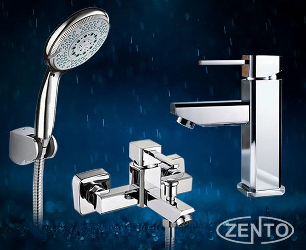 Cặp đôi sen tắm và vòi lavabo Melody series CB017