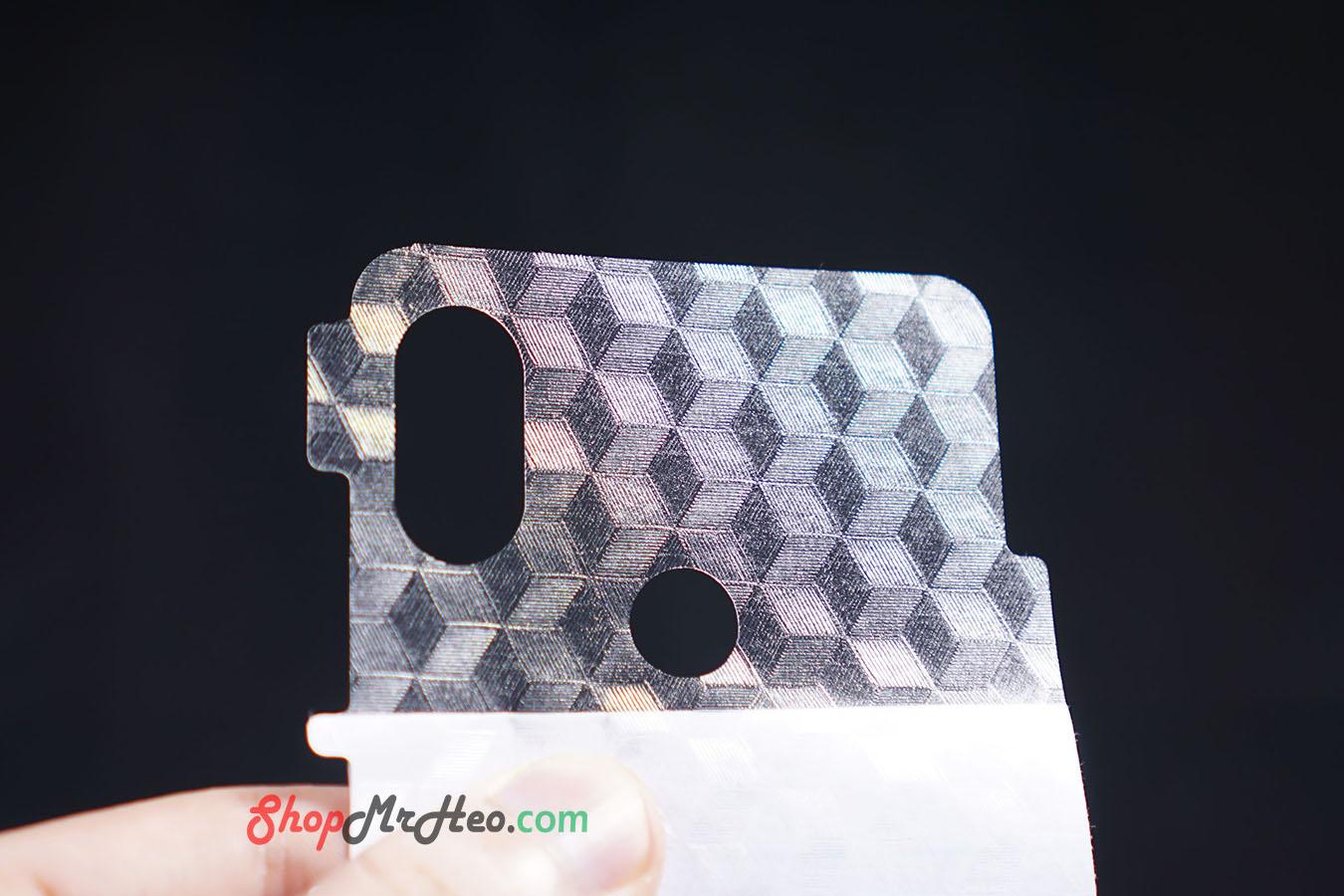 [HCM]Bộ 3 Skin Dán Mặt Lưng Vân 3D Xiaomi Mi A2 Lite - Redmi 6 Pro