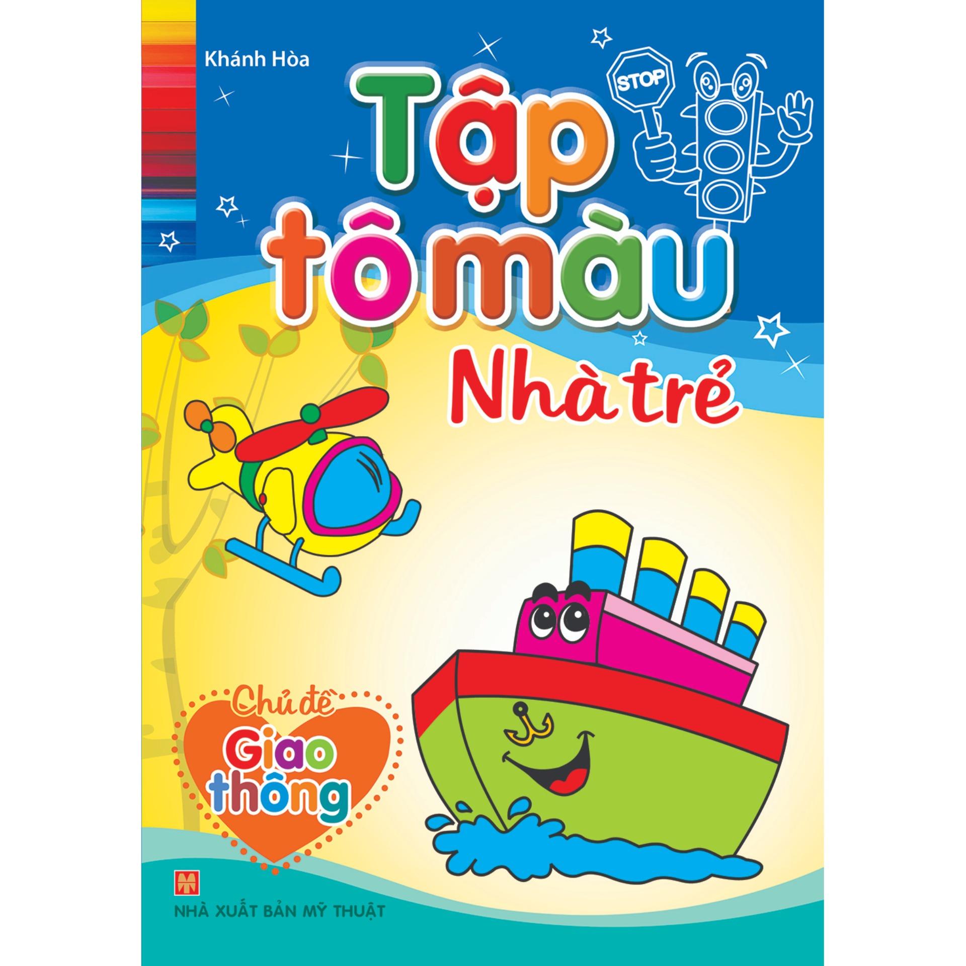 Sách: Tập Tô Màu Nhà Trẻ ( Túi 8 Cuốn)