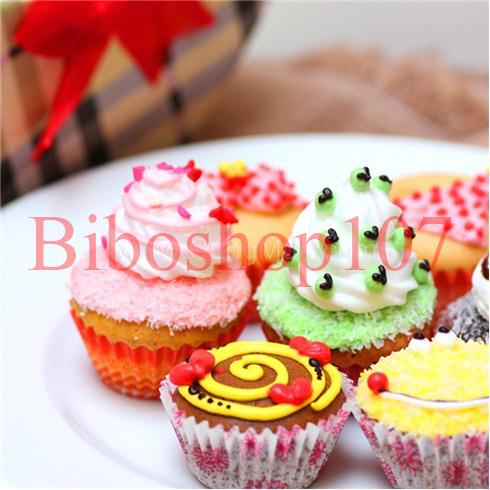 Bộ 100 Cup giấy mềm đáy 3,5cm ( dùng cho khuôn mini )