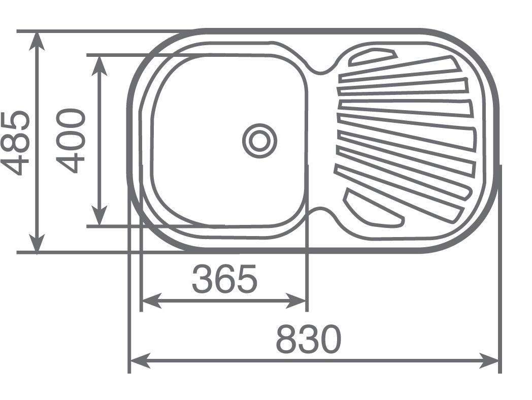 Bồn rửa chén chìm STYLO 1B 1D