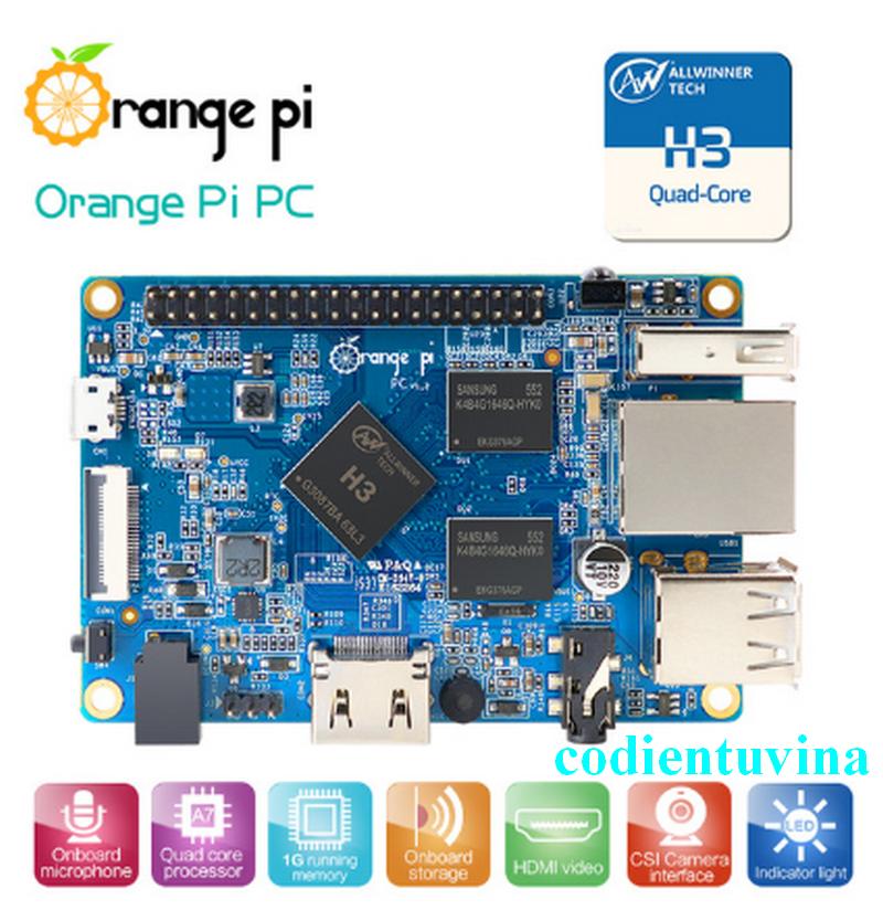 Máy tính nhúng orange pi PC