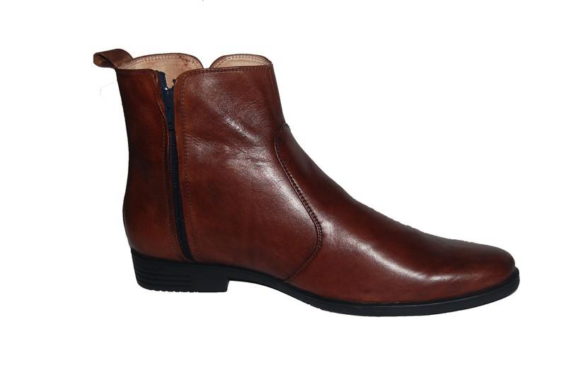 [HCM]Giày boot nam da bò thật. Bảo hành 12 tháng.MS: B121