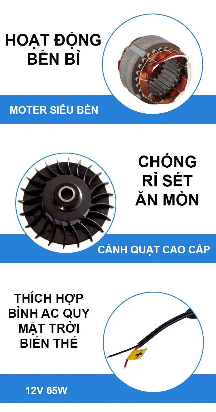 Máy Bơm Chìm Nhựa 12v