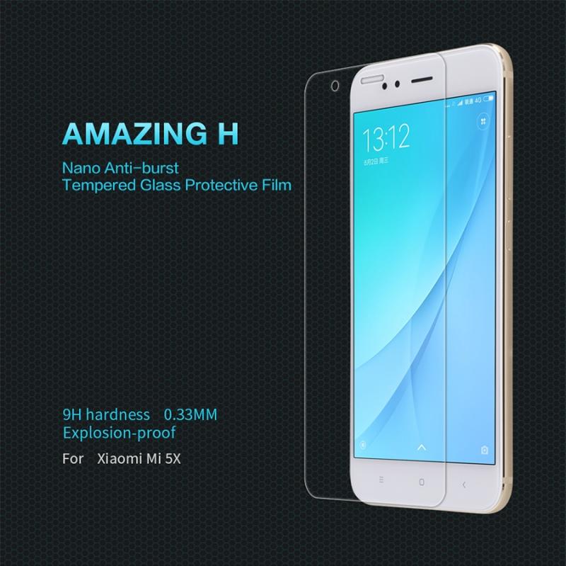 Dán cường lực Xiaomi Mi A1 (Trong suốt)