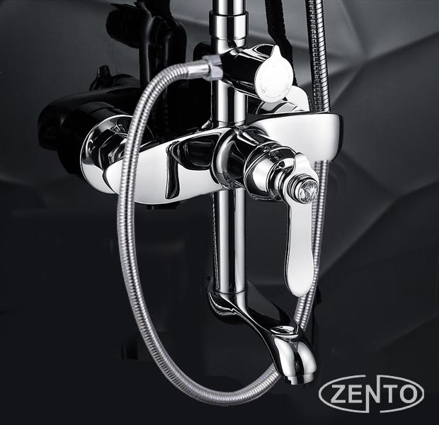 Bộ sen cây tắm nóng lạnh Zento ZT-ZS8086 (Trắng)