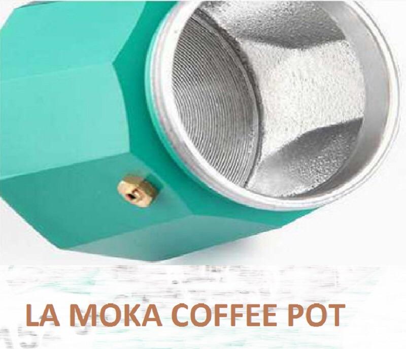 Bình pha cà phê Moka Pot 3 cup Đỏ Bordeaux
