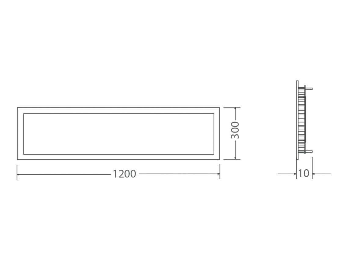 Đèn LED Panel Slim 1200x300 MPL062-036WS658LB6/MPL062-036WS408LB6/MPL062-036WS278LB6