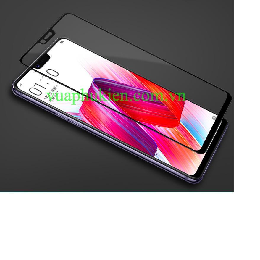 Kính cường lực Full màn hình cho Oppo F7 (Đen và Trắng) - Hàng nhập khẩu