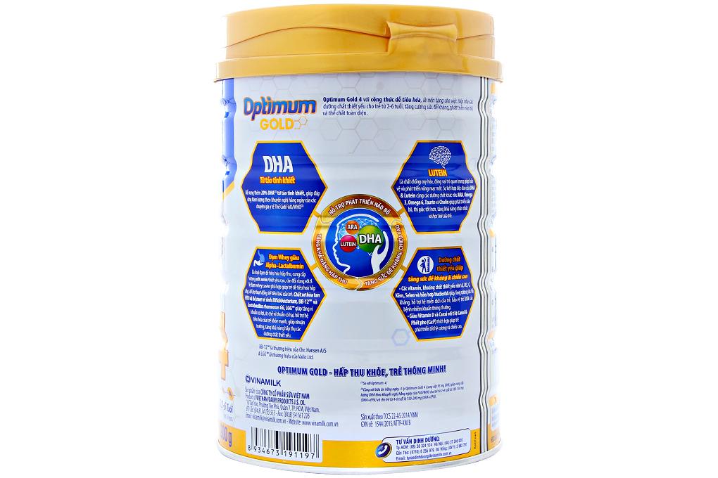 Sữa bột Vinamilk Optimum Gold 4 1.5kg (Hộp thiếc)