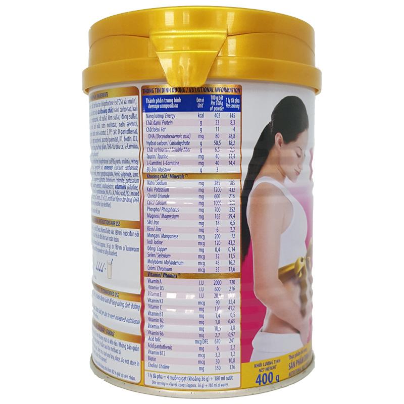 Sữa bột Vinamilk Dielac Mama Gold 900g (hộp thiếc)