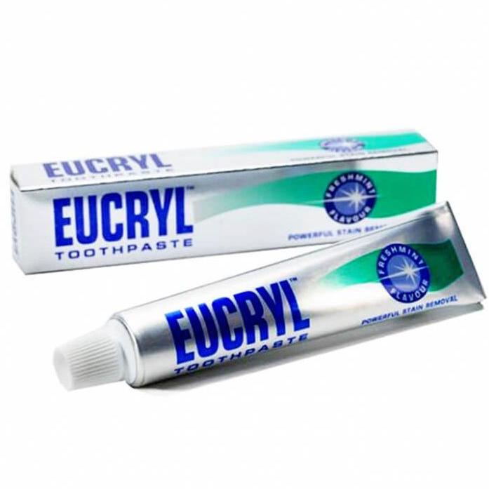 Kem đánh trắng răng Eucryl - Eucryl Powerful Stain Removal 50ml (62g) - Nhập khẩu từ Anh (UK)