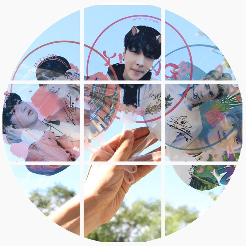 Quạt nhựa cầm tay Chanyeol EXO