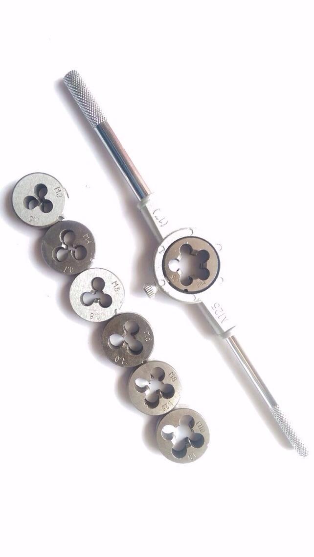 Bộ  taro bàn ren tạo ren ngoài 10 chi tiết m3-m12